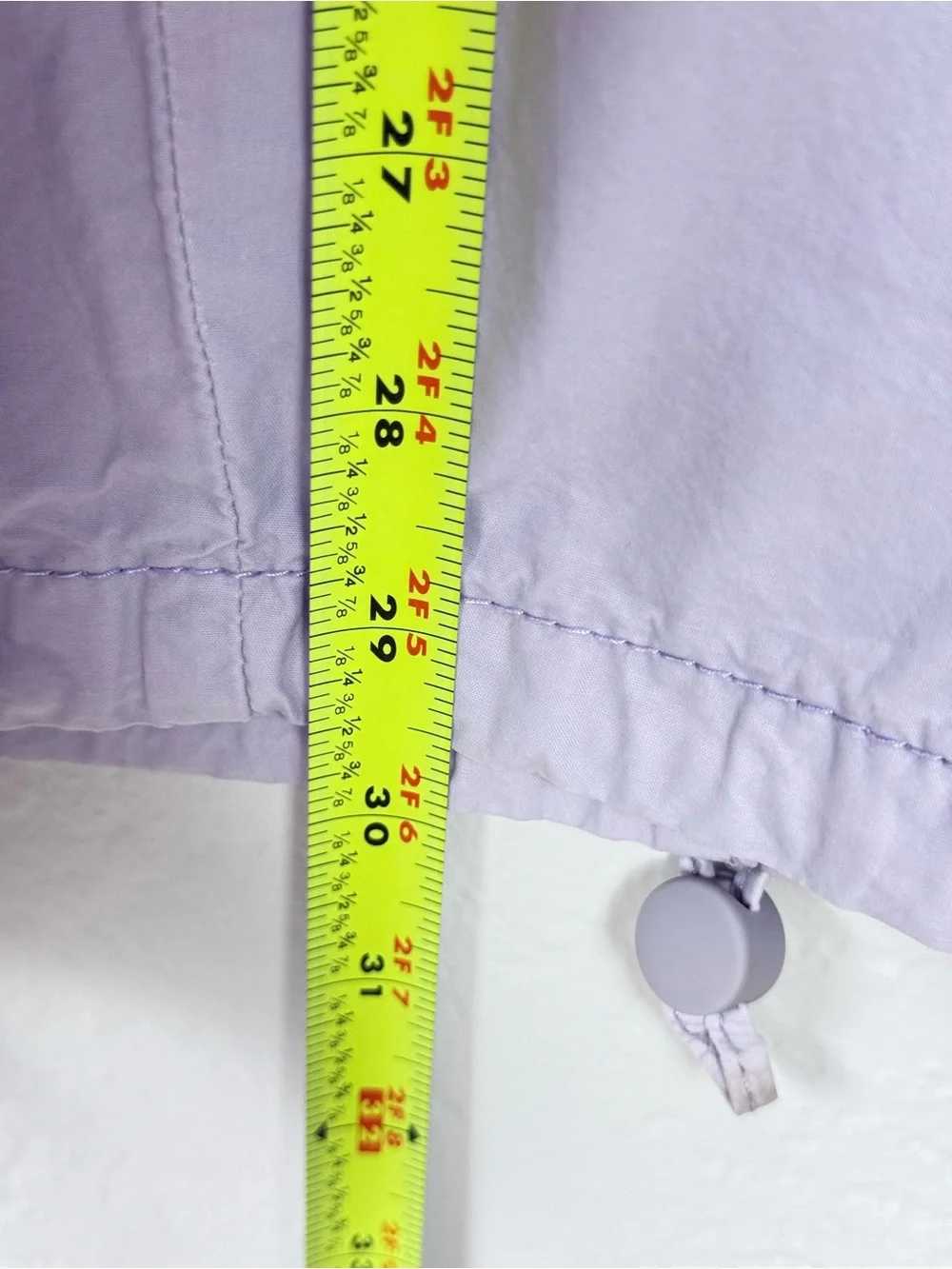 ZARA Lilac Cotton Parachute Cargo Pants Elastic Drawstring M Y2K Gorpcore Casual
